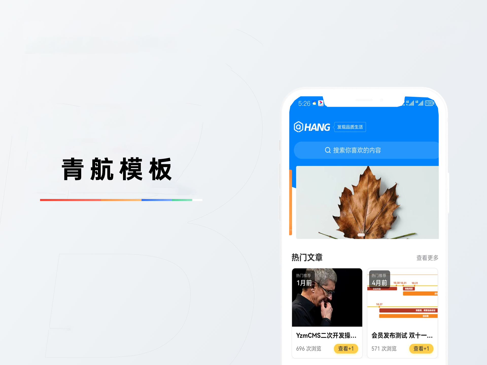 最近...我寫了一款基于vue的青航主題的APP